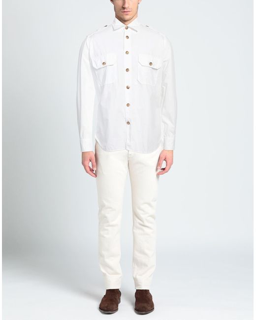 Guglielminotti White Shirt for men