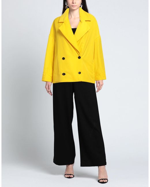ANNIE PARIS Yellow Coat Polyester
