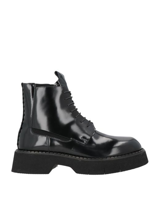 THE ANTIPODE Black Ankle Boots Leather for men