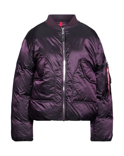 Alpha Industries Purple Puffer Nylon
