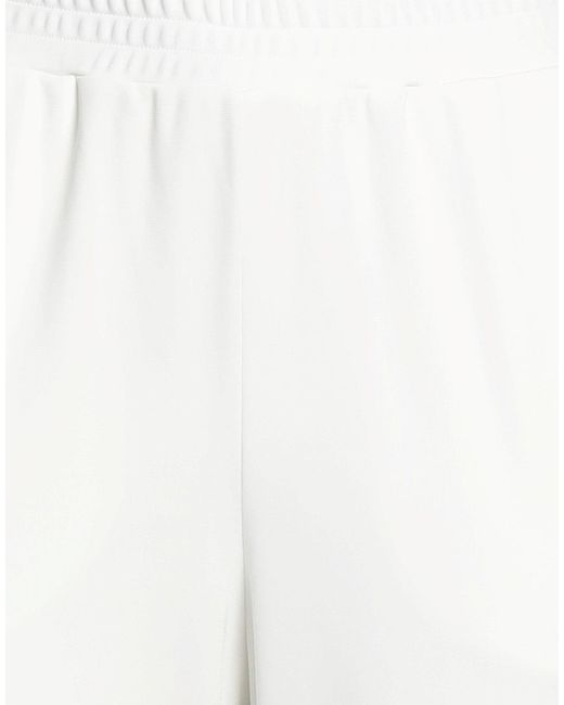 SEVENTY VENEZIA White Pants Polyester, Elastane