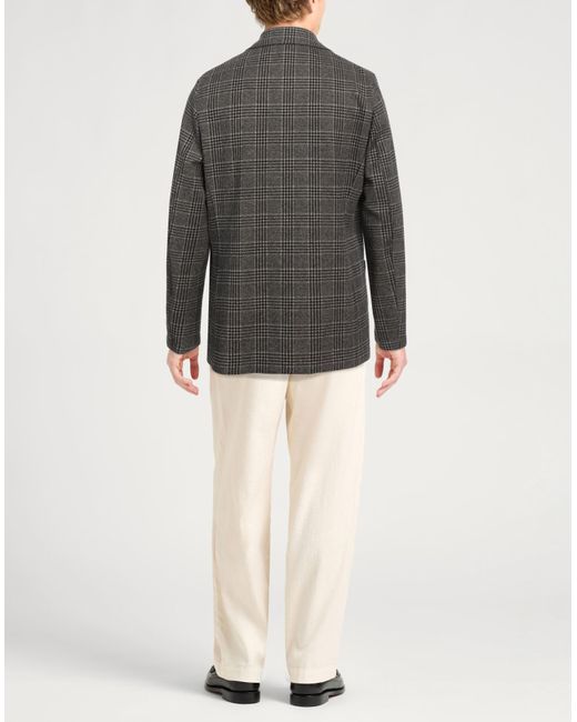 Harris Wharf London Gray Blazer Cotton, Viscose, Polyester, Elastane for men