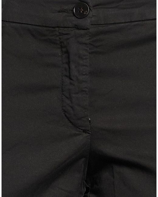 White Sand Black Pants Cotton, Elastane