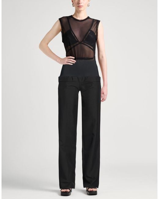 Coperni Black Pants Recycled Polyester, Polyamide, Elastane