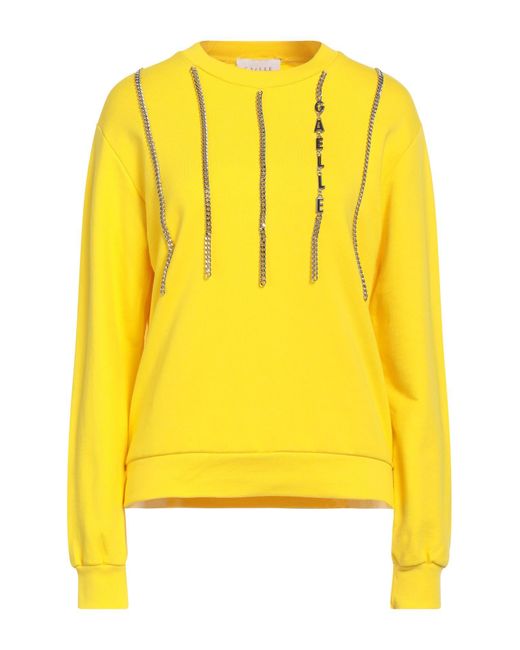 Gaelle Paris Yellow Sweatshirt