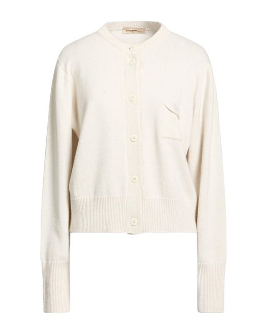 Gentry Portofino White Cardigan Cashmere