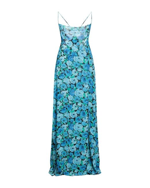 ROTATE BIRGER CHRISTENSEN Blue Maxi-Kleid