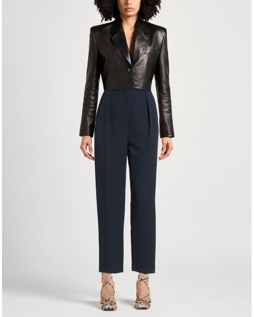 Roksanda Blue Pants Triacetate, Polyester