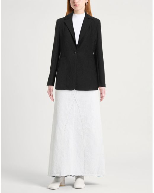 Souvenir Clubbing Black Blazer Polyester, Viscose