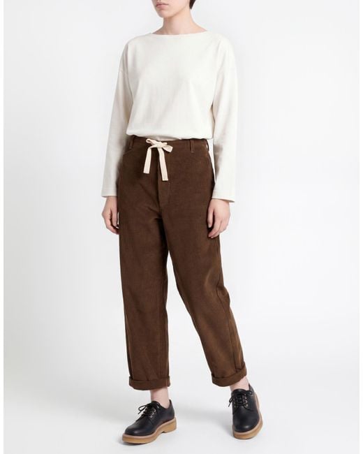 Moschino Brown Pants Cotton