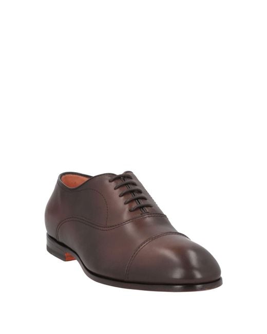 Santoni Brown Lace-up Shoes for men