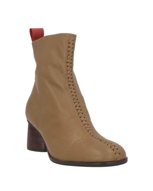 Maliparmi Brown Ankle Boots Leather