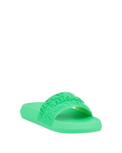 Versace Green Sandals for men