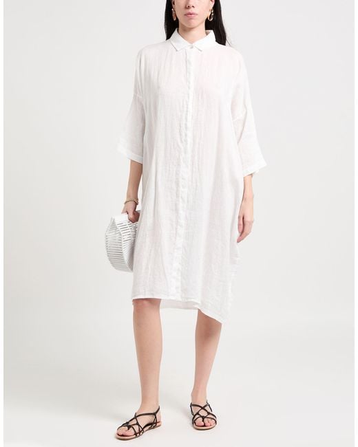 Robe midi Crossley en coloris White