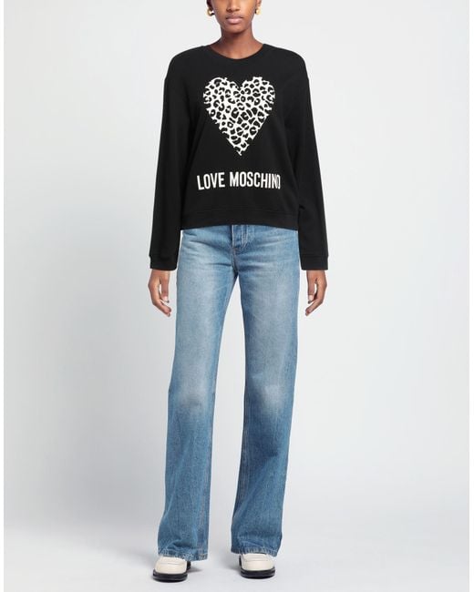 Love Moschino Black Sweatshirt