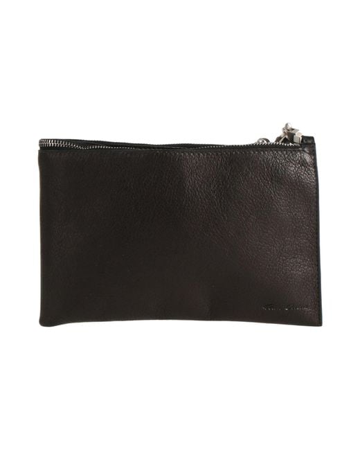 Rick Owens Black Handbag Leather