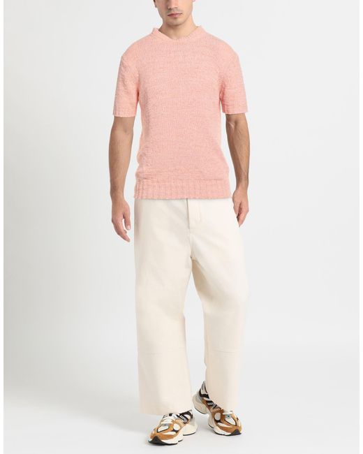 FILIPPO DE LAURENTIIS Pink Sweater Cotton, Polyamide for men