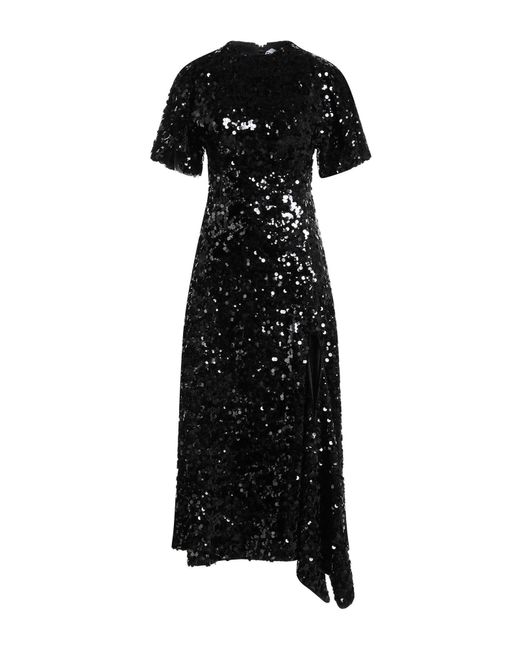 Ganni Black Midi Dress