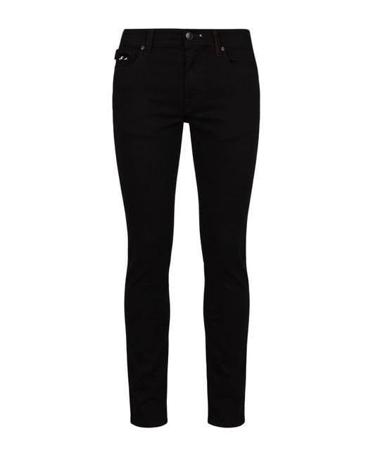 Tramarossa Black Jeans Cotton, Polyester, Elastane for men