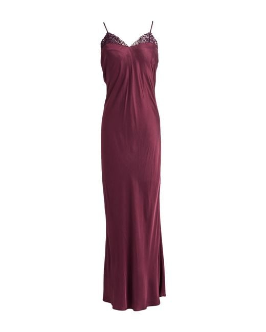 Twinset Purple Maxi Dress