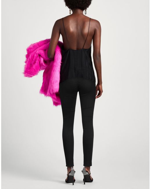 Liu Jo Black Pants Cotton, Polyester, Elastane