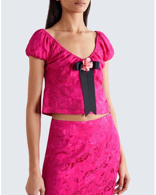 Top Staud de color Pink