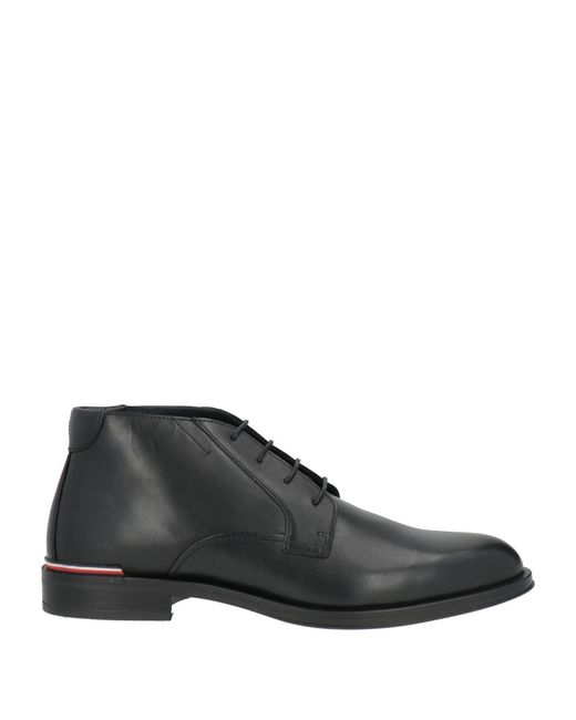 Tommy Hilfiger Black Ankle Boots for men