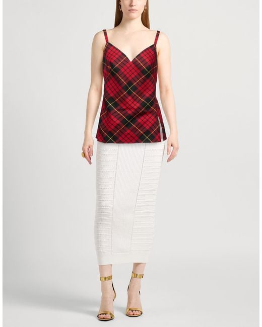 McQueen Red Top Wool