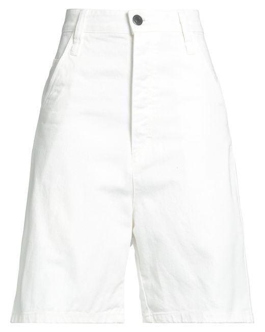 AMI White Denim Shorts