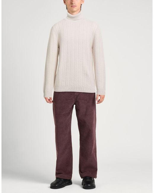 Col roulé Alpha Studio pour homme en coloris White