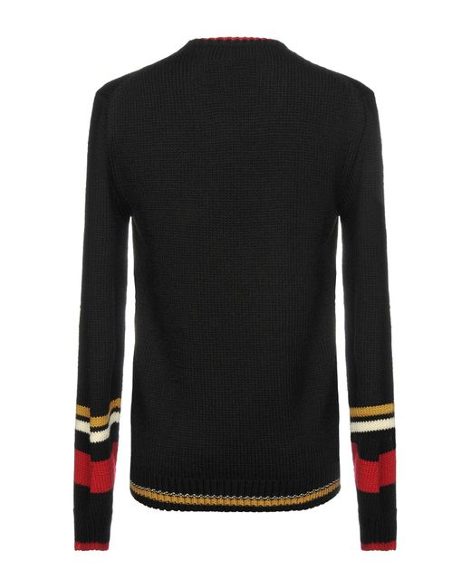 Dolce & Gabbana Red Sweater Wool, Virgin Wool, Mohair Wool Polyamide for men