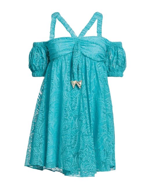 Versace Blue Mini Dress