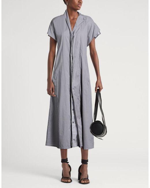 Y's Yohji Yamamoto Gray Midi Dress