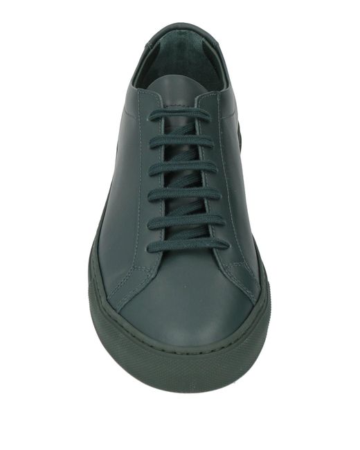 Common Projects Green Sneakers Leather for men