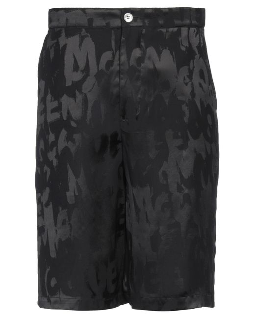 Alexander McQueen Black Shorts & Bermuda Shorts for men