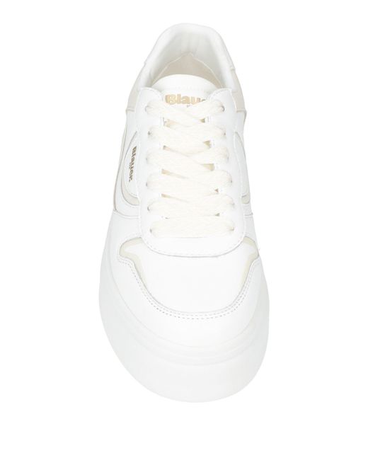 Blauer White Trainers