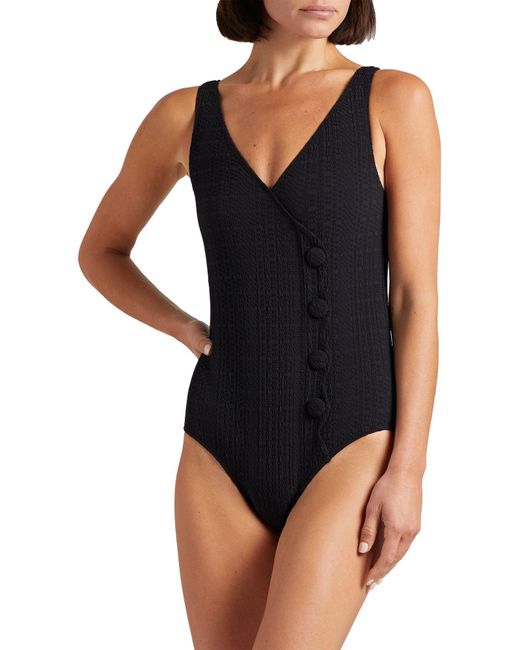 Lisa Marie Fernandez Black One-piece Swimsuit