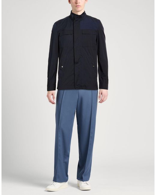 Herno Blue Jacket Polyamide, Cotton, Acetate for men