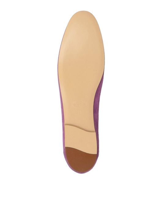 Tod's Purple Loafers