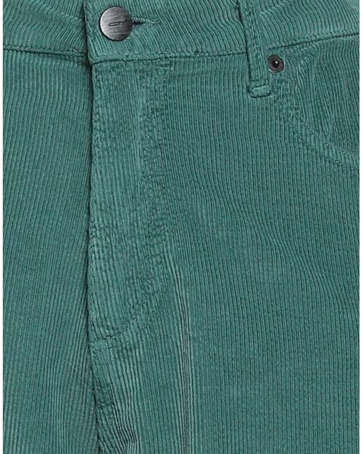 Cruna Green Pants Cotton, Lycra, Elastane