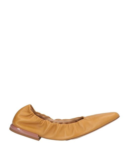 Dries Van Noten Natural Ballet Flats