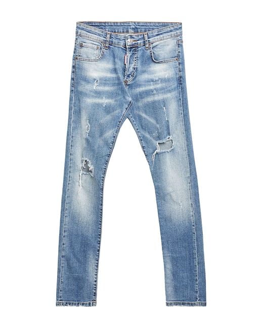 DSquared² Blue Jeans Cotton for men