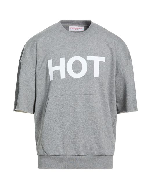 Orlebar Brown Gray Sweatshirt Cotton, Polyester, Elastane for men