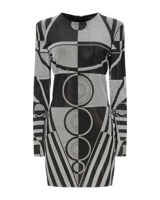 Balmain Gray Mini Dress