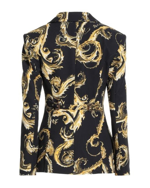 Versace Jeans Couture Black Blazer Polyester, Elastane