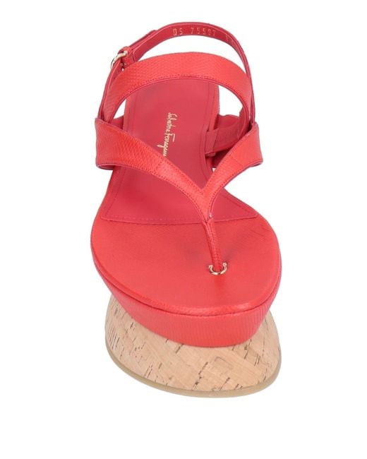 Ferragamo Pink Thong Sandal