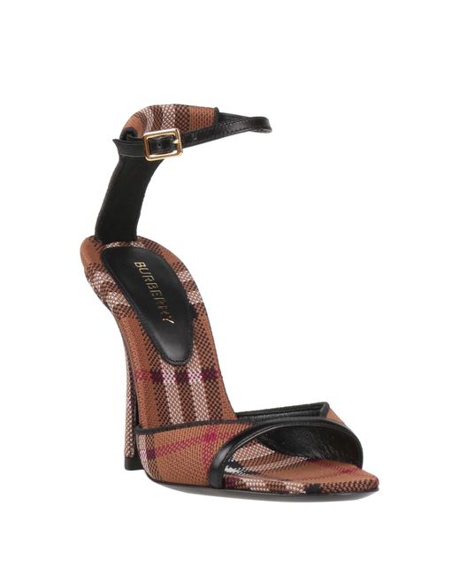 Burberry White Wendy High-heel Sandals