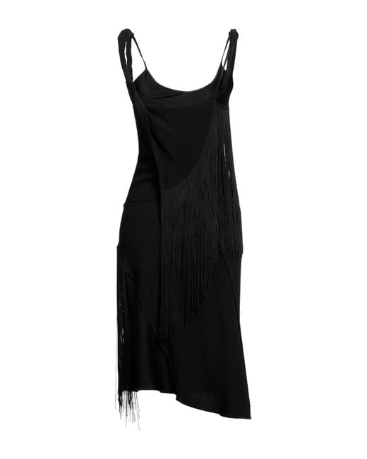 Victoria Beckham Black Midi Dress