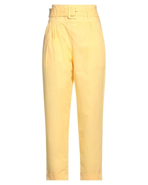 Patrizia Pepe Yellow Trouser