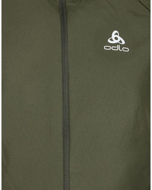 Odlo Green Jacket Polyester, Elastane for men
